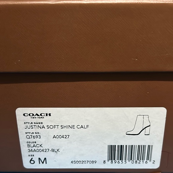 Coach Justina bootie - Size 6 - Picture 5 of 7